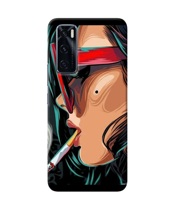 Smoking girl Vivo V20 SE Back Cover