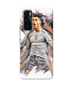 Ronaldo poster Vivo V20 SE Back Cover