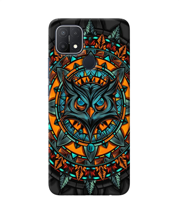 Angry Owl Art Oppo A15/A15s Back Cover