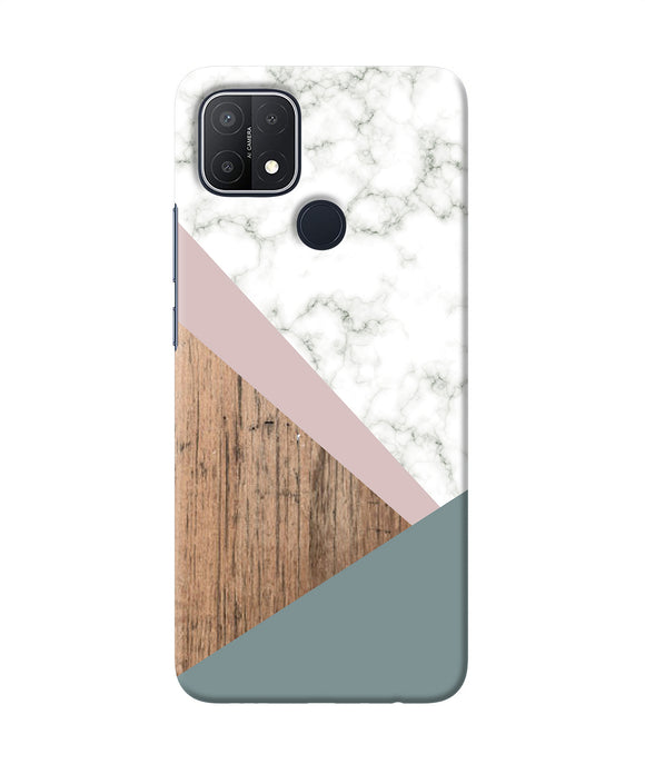 Marble wood Abstract Oppo A15/A15s Back Cover