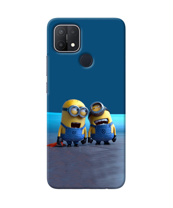 Minion Laughing Oppo A15/A15s Back Cover