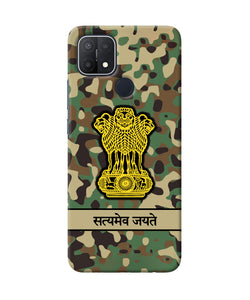 Satyamev Jayate Army Oppo A15/A15s Back Cover