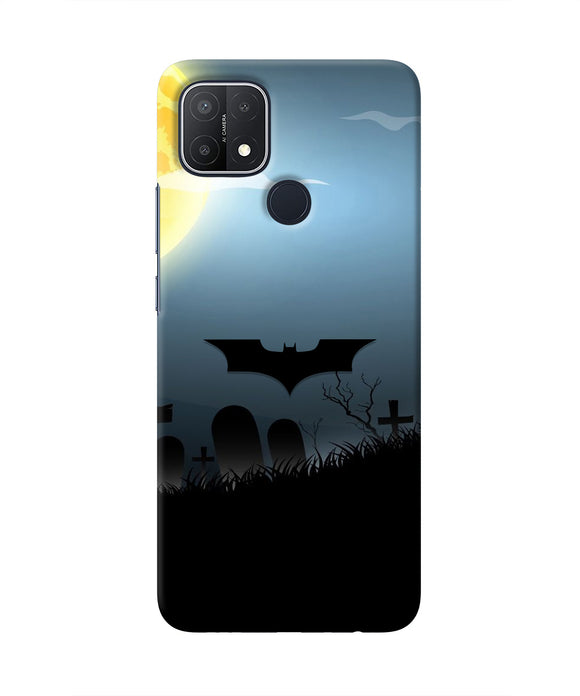 Batman Scary cemetry Oppo A15/A15s Real 4D Back Cover