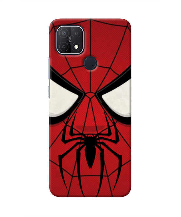 Spiderman Face Oppo A15/A15s Real 4D Back Cover