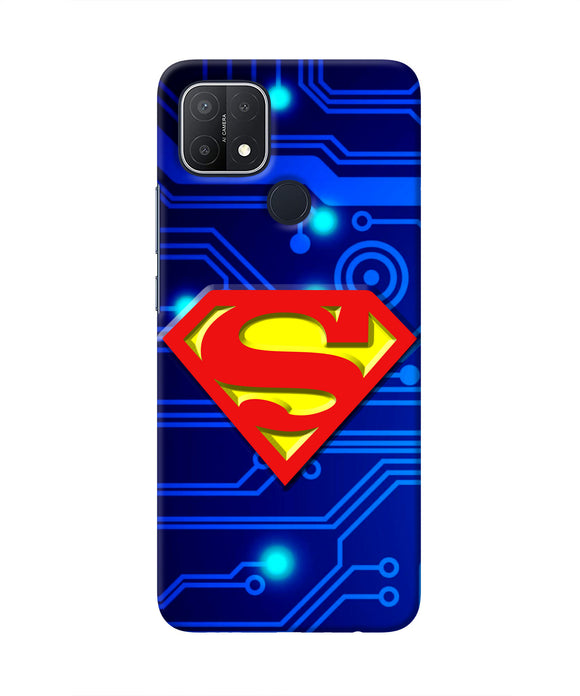 Superman Abstract Oppo A15/A15s Real 4D Back Cover