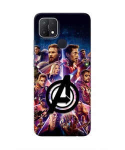 Avengers Superheroes Oppo A15/A15s Real 4D Back Cover