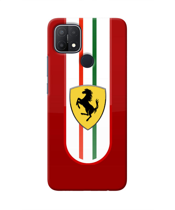 Ferrari Art Oppo A15/A15s Real 4D Back Cover
