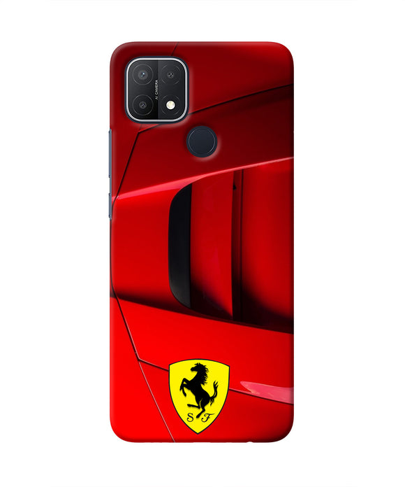 Ferrari Car Oppo A15/A15s Real 4D Back Cover