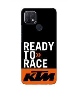 KTM Ready To Race Oppo A15/A15s Real 4D Back Cover