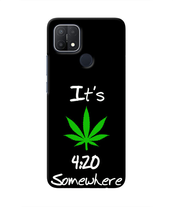 Weed Quote Oppo A15/A15s Real 4D Back Cover