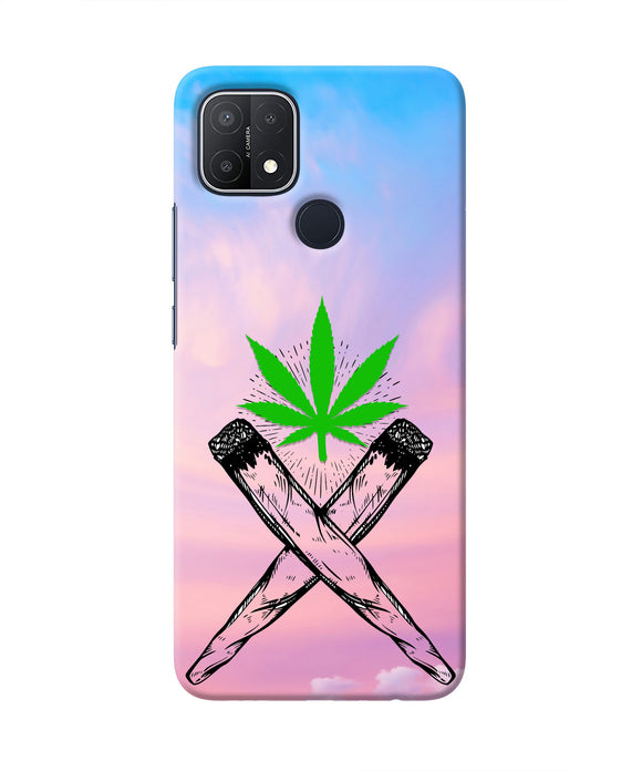 Weed Dreamy Oppo A15/A15s Real 4D Back Cover