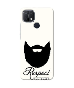 Respect the Beard Oppo A15/A15s Real 4D Back Cover