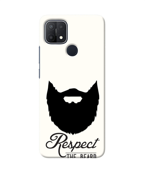 Respect the Beard Oppo A15/A15s Real 4D Back Cover
