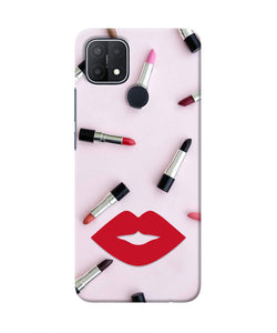 Lips Lipstick Shades Oppo A15/A15s Real 4D Back Cover