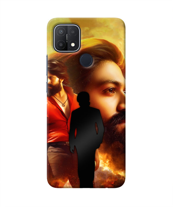 Rocky Bhai Walk Oppo A15/A15s Real 4D Back Cover