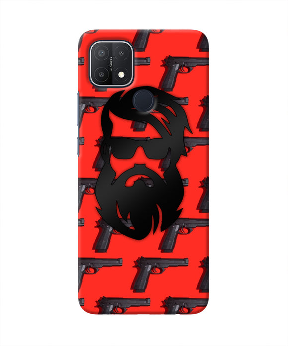 Rocky Bhai Beard Look Oppo A15/A15s Real 4D Back Cover