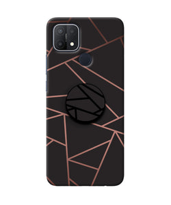 Geometric Pattern Oppo A15/A15s Pop Case