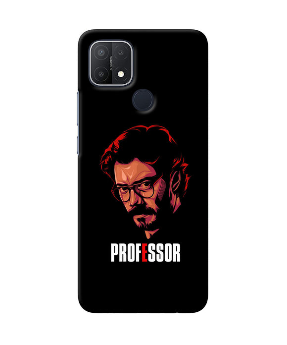 Money Heist Professor Sketch Oppo A15/A15s Back Cover