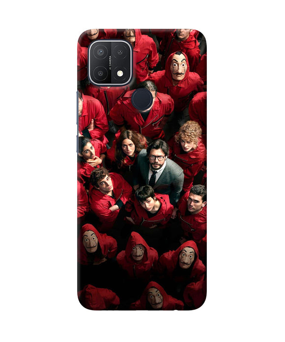 Money Heist Professor with Hostages Oppo A15/A15s Back Cover