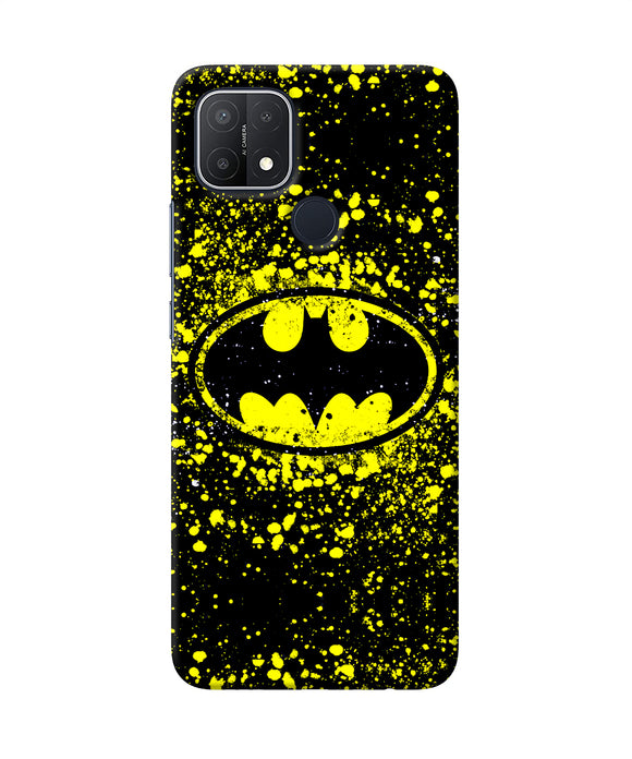 Batman last knight print yellow Oppo A15/A15s Back Cover