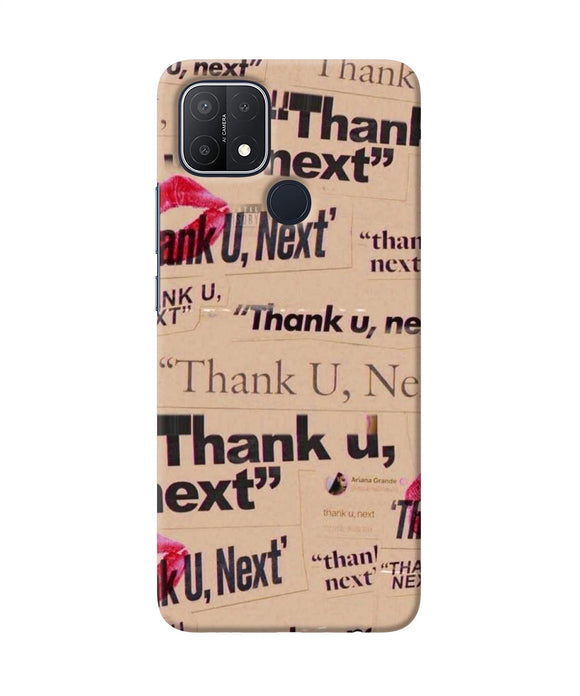 Thank you next Oppo A15/A15s Back Cover