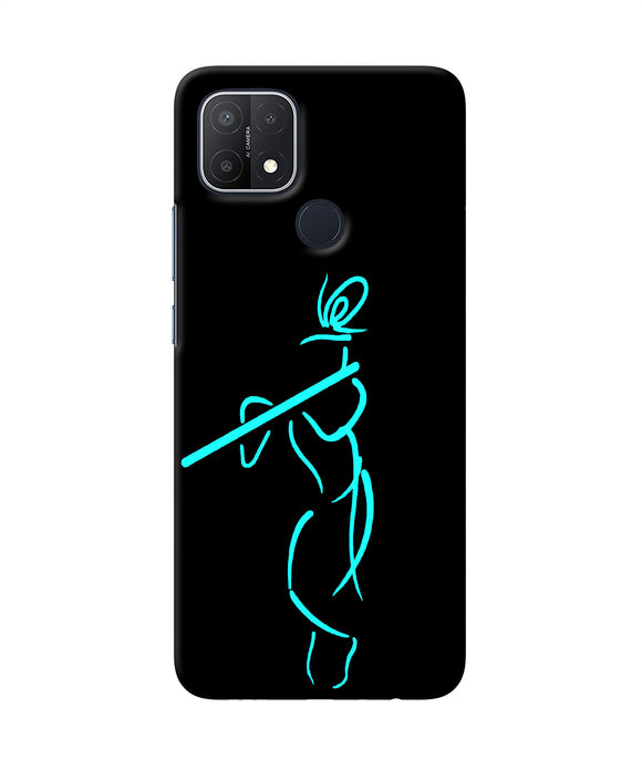 Lord krishna sketch Oppo A15/A15s Back Cover