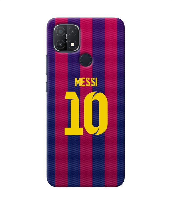 Messi 10 tshirt Oppo A15/A15s Back Cover