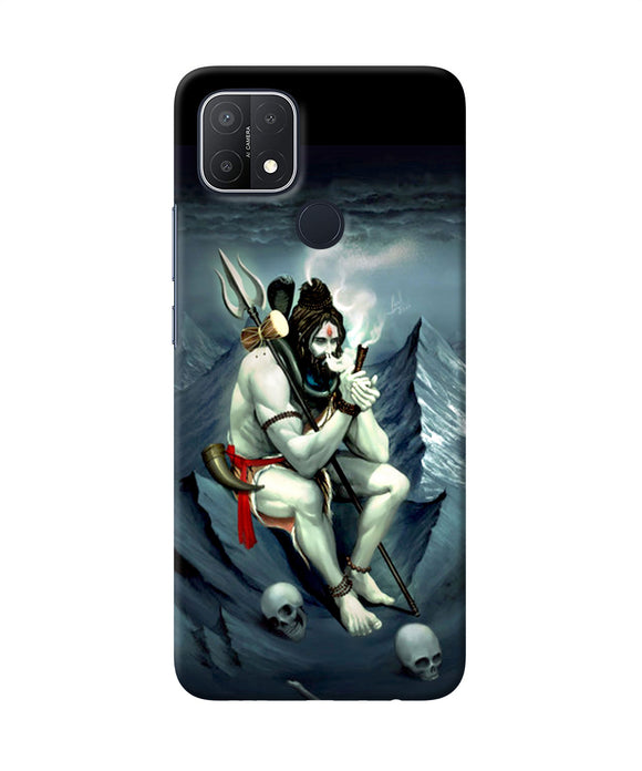 Lord shiva chillum Oppo A15/A15s Back Cover