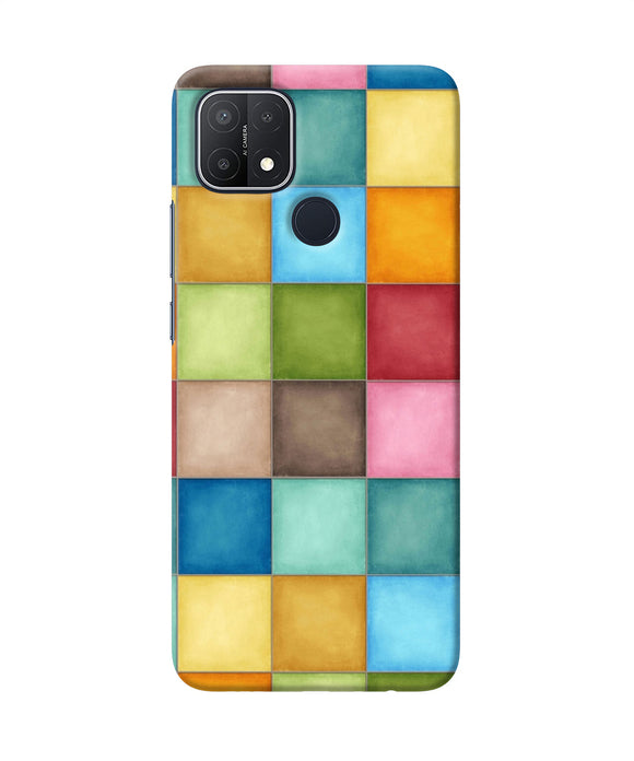 Abstract colorful squares Oppo A15/A15s Back Cover