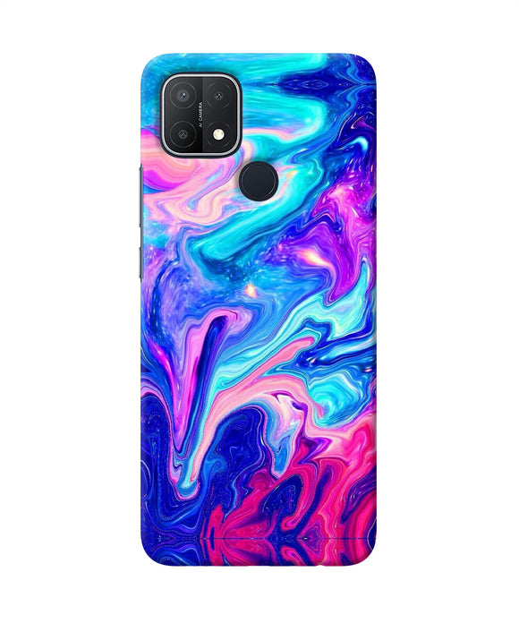 Abstract colorful water Oppo A15/A15s Back Cover