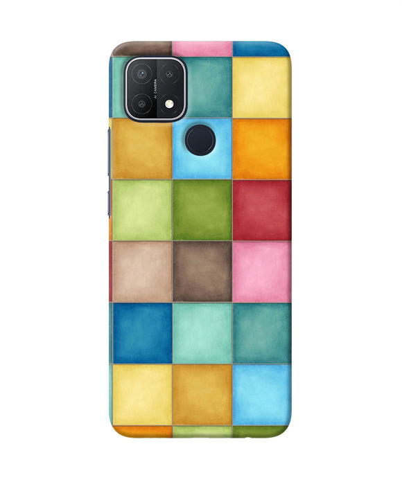 Abstract colorful squares Oppo A15/A15s Back Cover