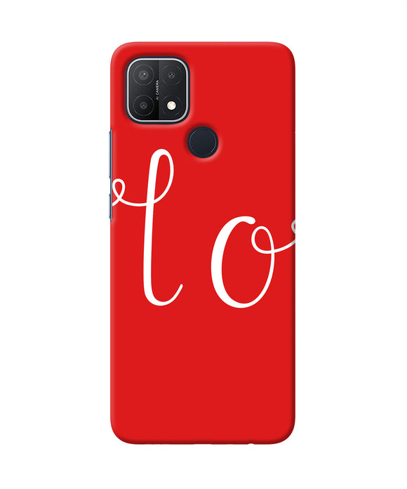 Love one Oppo A15/A15s Back Cover