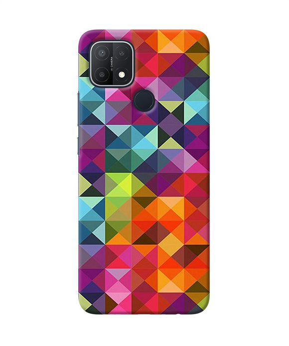 Abstract triangle pattern Oppo A15/A15s Back Cover