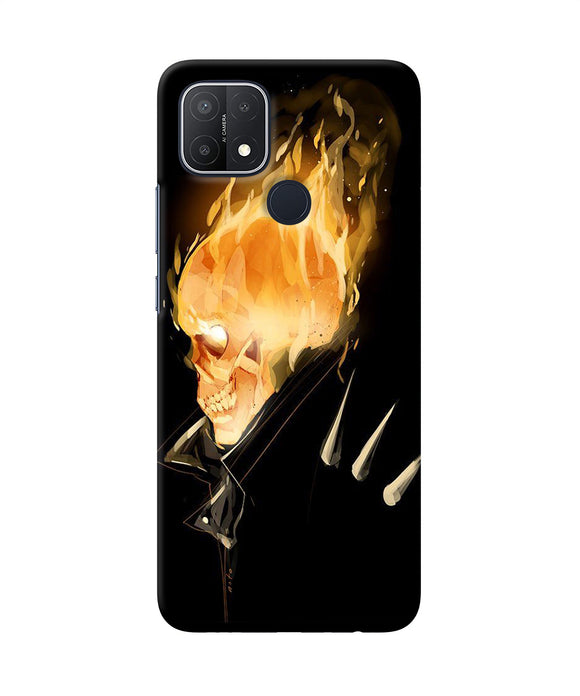 Burning ghost rider Oppo A15/A15s Back Cover