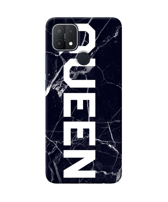 Queen marble text Oppo A15/A15s Back Cover