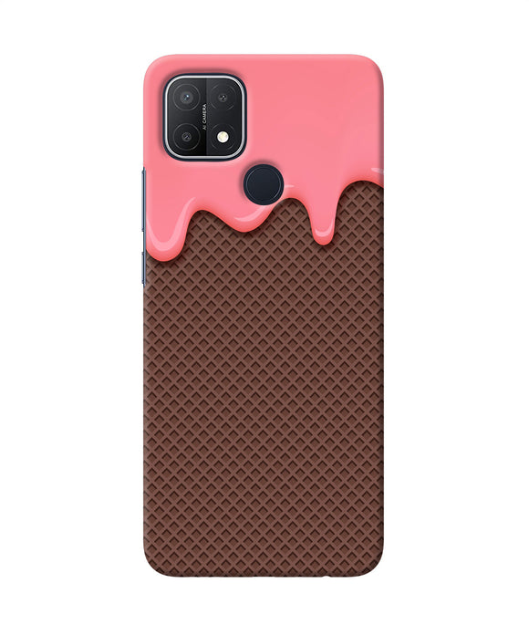 Waffle cream biscuit Oppo A15/A15s Back Cover