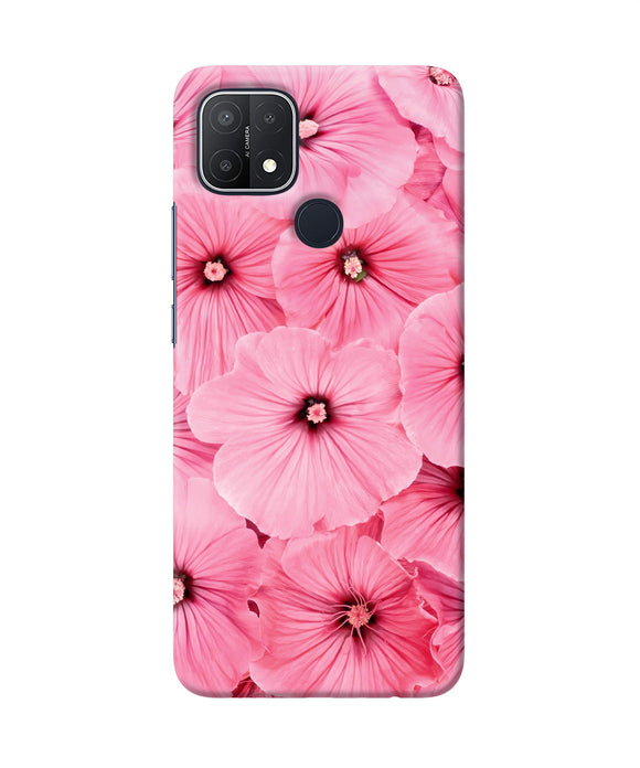 Pink flowers Oppo A15/A15s Back Cover