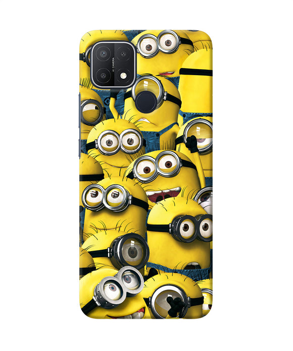 Minions crowd Oppo A15/A15s Back Cover