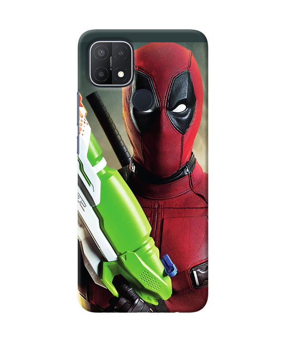Deadpool funny gun Oppo A15/A15s Back Cover