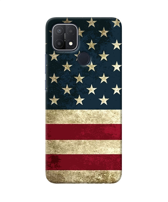 Vintage US flag Oppo A15/A15s Back Cover