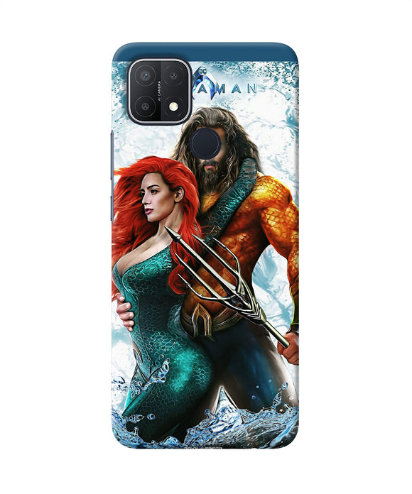 Aquaman couple water Oppo A15/A15s Back Cover