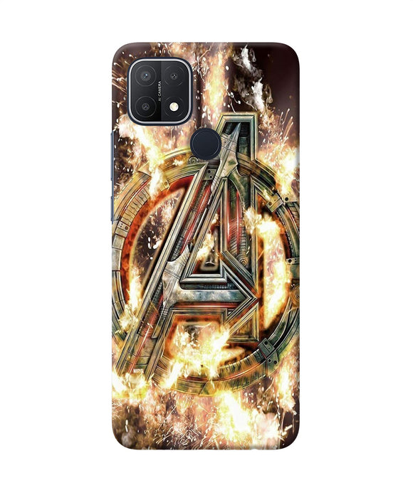 Avengers burning logo Oppo A15/A15s Back Cover