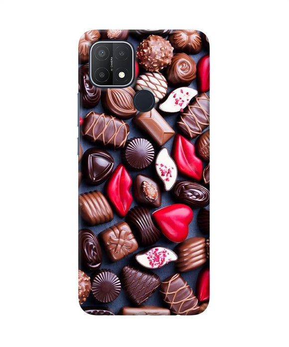 Valentine special chocolates Oppo A15/A15s Back Cover