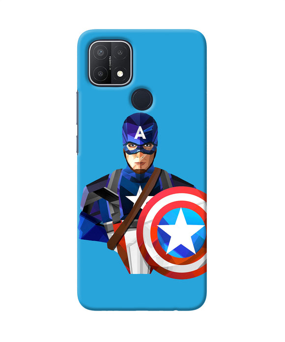 Captain america character Oppo A15/A15s Back Cover
