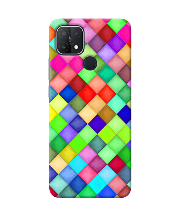 Abstract colorful squares Oppo A15/A15s Back Cover