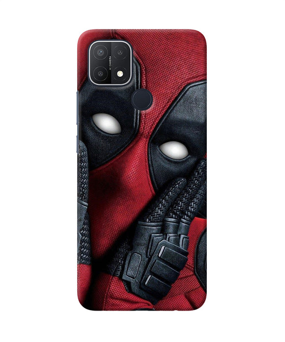 Thinking deadpool Oppo A15/A15s Back Cover