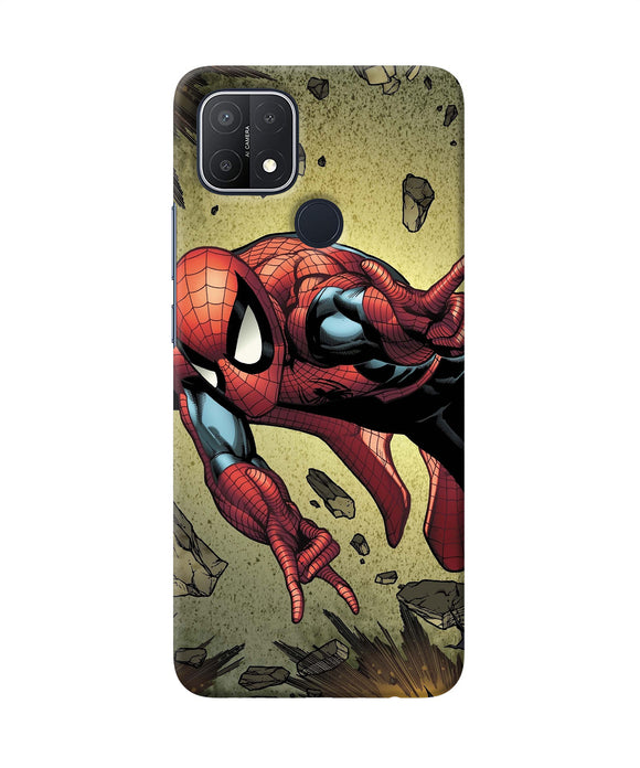 Spiderman on sky Oppo A15/A15s Back Cover