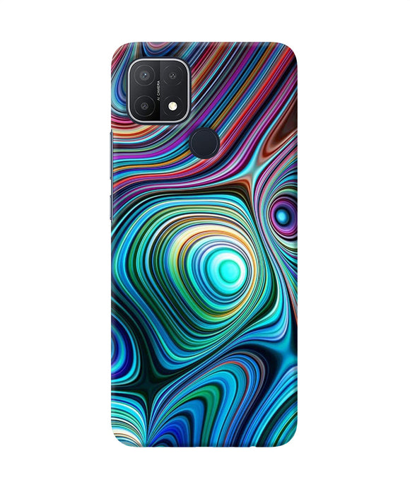 Abstract coloful waves Oppo A15/A15s Back Cover