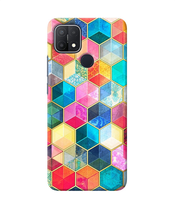 Abstract color box Oppo A15/A15s Back Cover