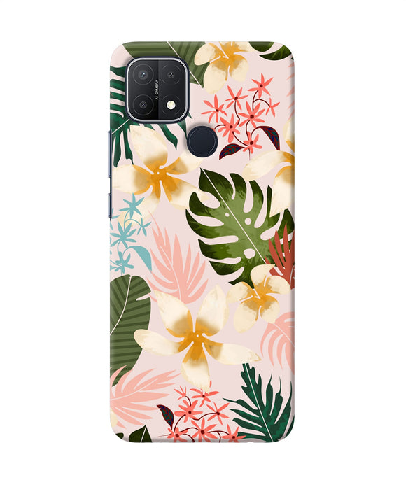 Leaf print Oppo A15/A15s Back Cover